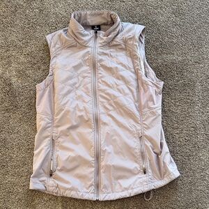 Women's Light Gray Quilted Vest